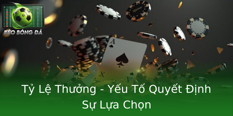 Tỷ Lệ Thưởng - Yếu Tố Quyết Định Sự Lựa Chọn