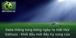 Italia Thang Tung Bung Ngay Ra Mat Hlv Gattuso Khoi Au Moi Ay Hy Vong Cua Bong A Xu Mi Ong