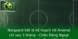 Norgaard Tiet Lo Ke Hoach Roi Arsenal Chi Sau 3 Thang Chan Ong Ngoai Hang Anh Gay Soc Trung Tam Thi