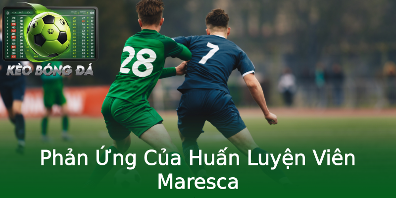 Phản Ứng Của Huấn Luyện Viên Maresca